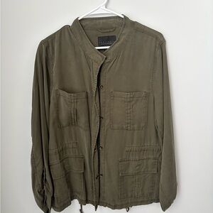 Sanctuary Olive Green Tailored Utility Jacket